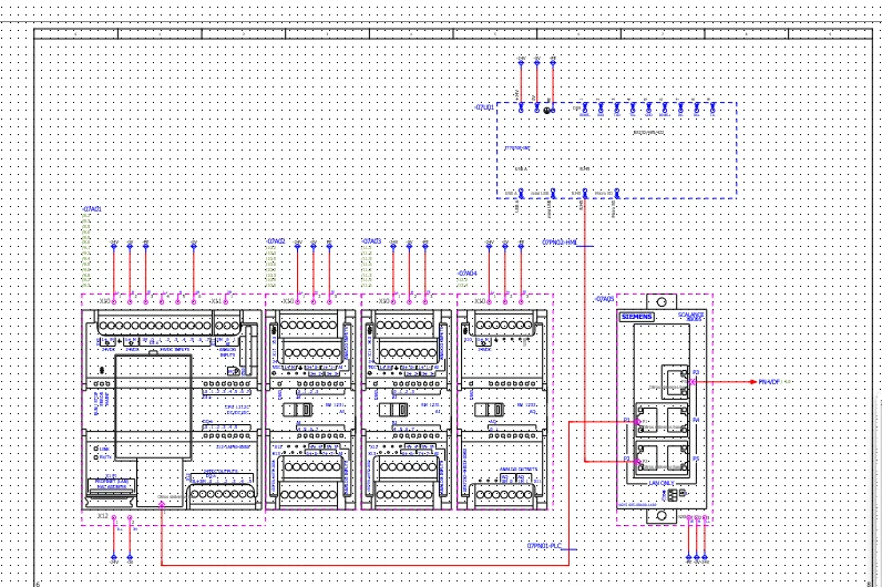 Esquema elèctric EPLAN del mateix armari